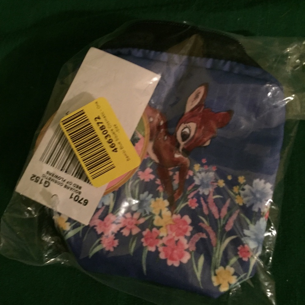 Lesportsac Square Cosmetic Bed of Flowers Bambi